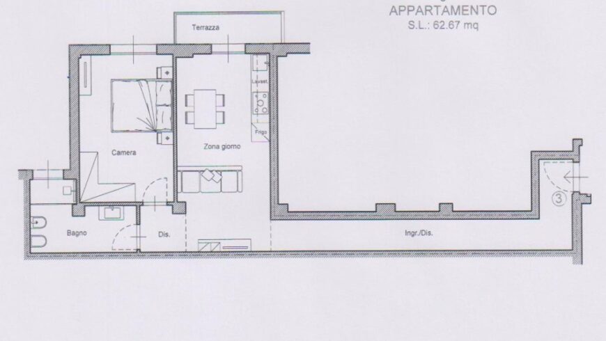 Bilocale Q2 – Coverciano / Campo di Marte / Cure